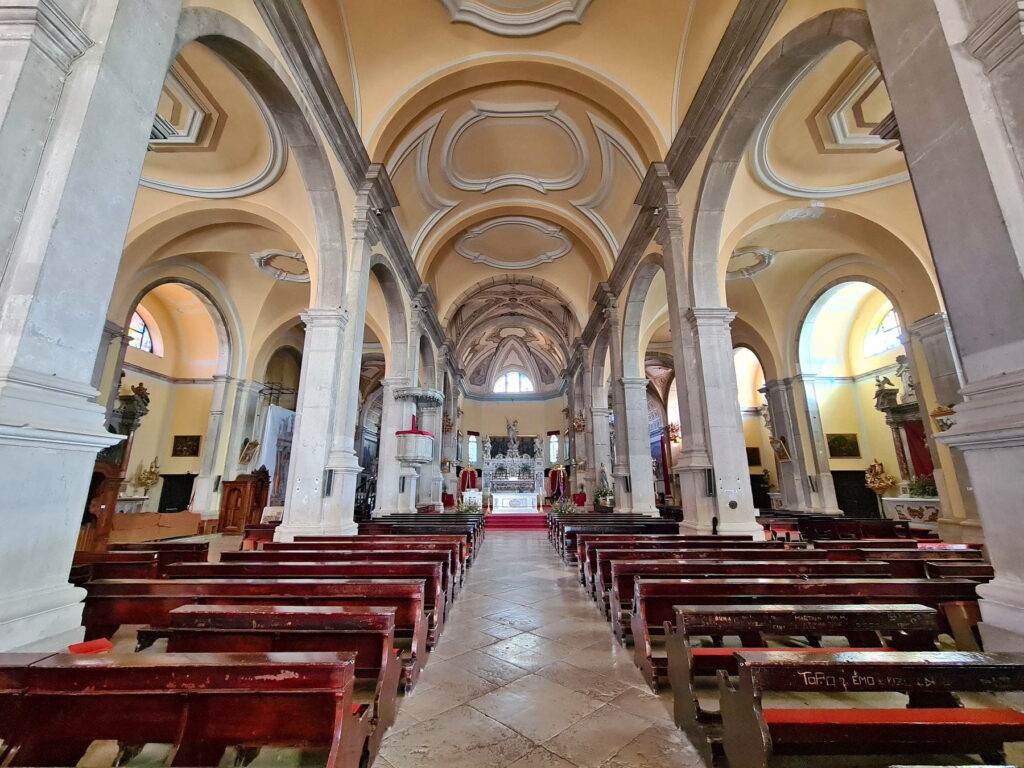 Interior of St. Euphemia Church in Rovinj, Croatia