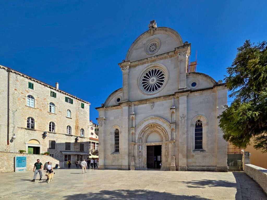 Cathedral of St. James on the main square in Šibenik, Croatia