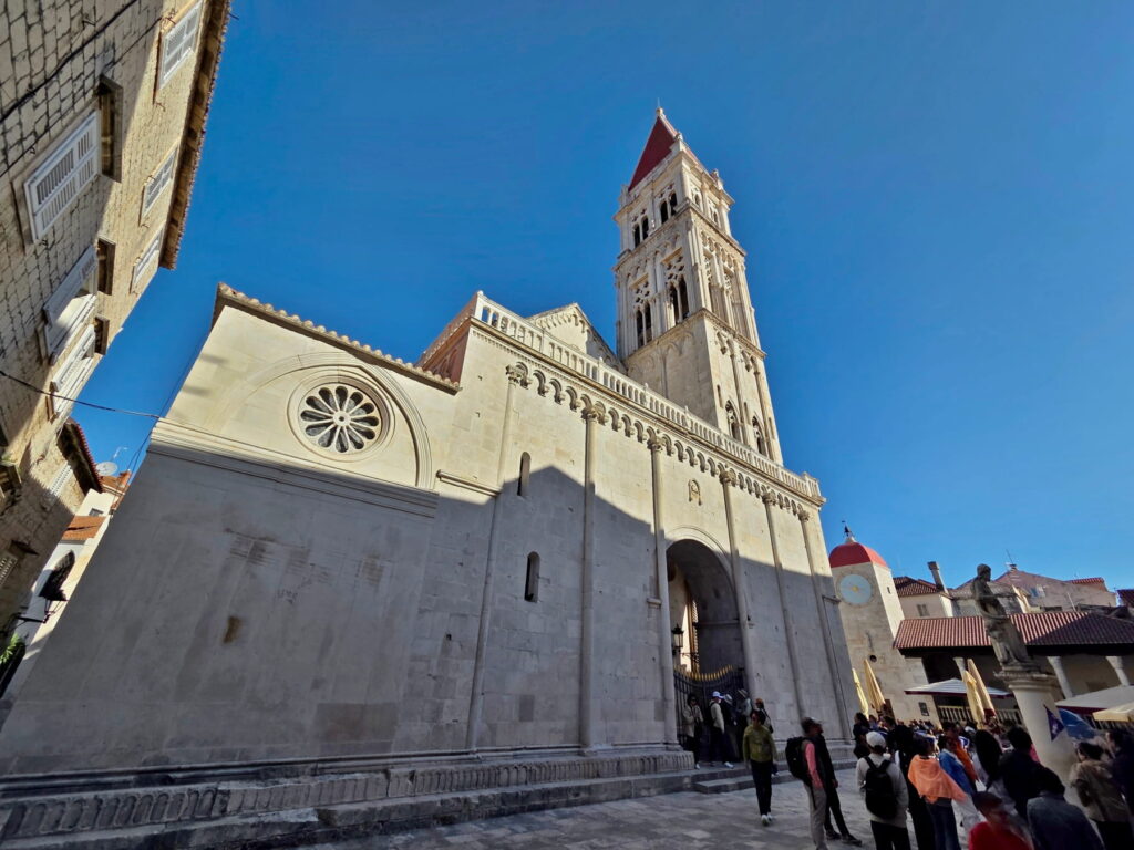 Cathedral of St. Lawrence in Trogir old town, Croatia