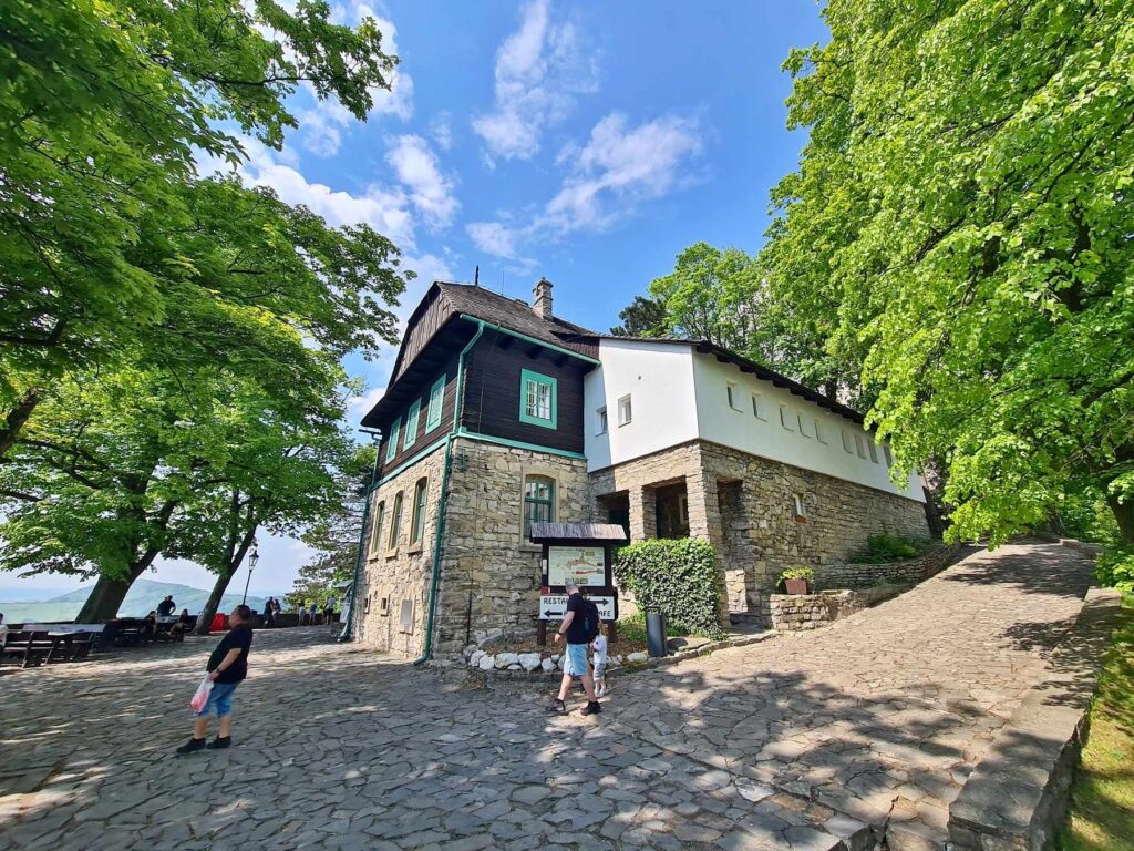 Historic stone house near Trúba Tower in Štramberk, Czech Republic
